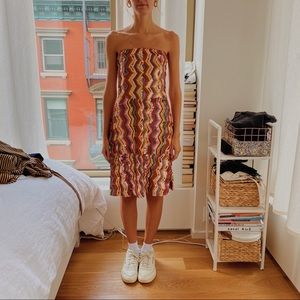 OSMAN multi-color cocktail dress